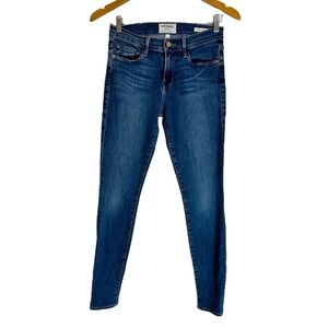 Frame Le Skinny De Jeanne Womens 27 Medium Wash Mid Rise Tencel Stretch